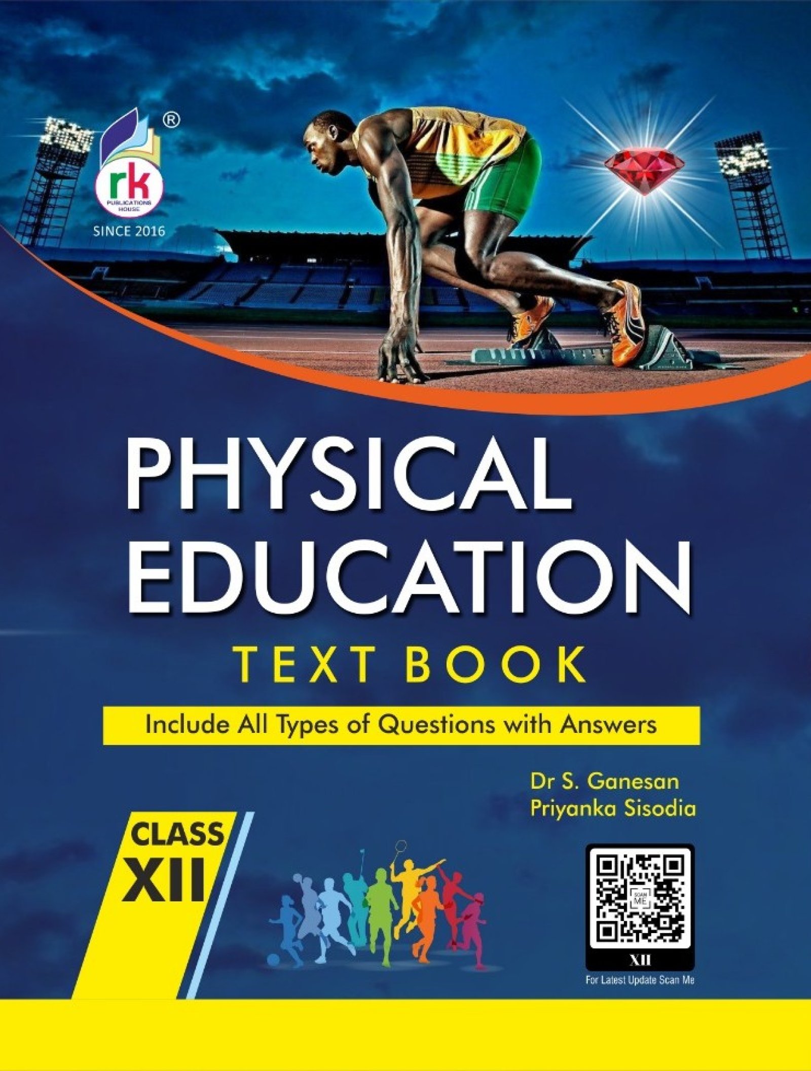 Physical Education Text Book - Class-XII-front